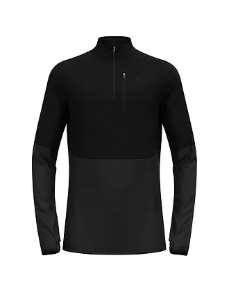ODLO | Herren Unterzieh Zipshirt Descent Ceramiwarm | 